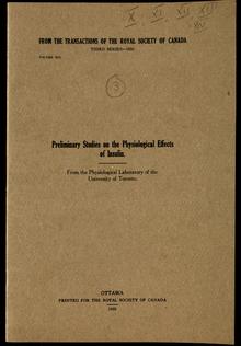 The preparation of pancreatic extracts containing insulin. Digital ID: T10004. Location: MS. COLL. 76 (Banting), Box 62, Folder 18