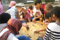 MIT Edgerton Center instructor Ed Moriarty and students