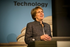 Penny Chisholm delivers the annual Killian Faculty Achievement Award Lecture at MIT