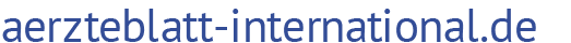 Deutsches rzteblatt international
