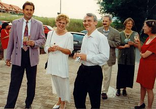 Richard und Lydia Wernerowa,CZ, Reinhold Kiehl  und.... bei der Eröffnung des RKI-Institutes